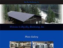 Tablet Screenshot of bigskymachining.com